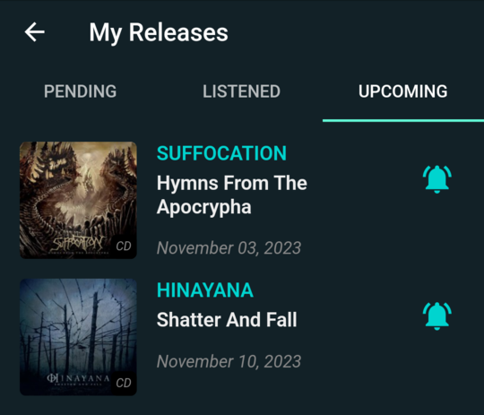 Never Miss a New Release